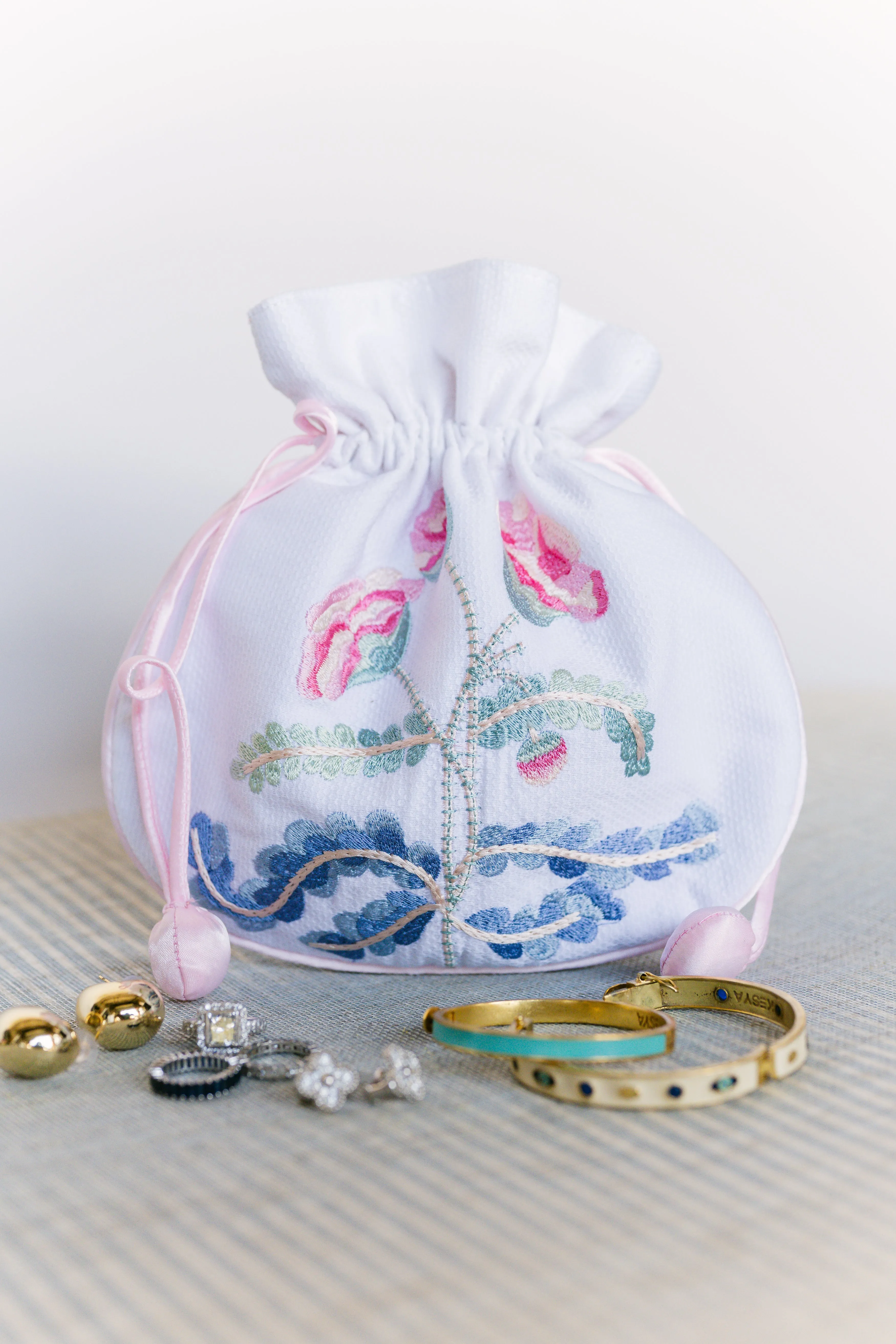 Carnation Jewelry Pouch sold by Lenora product image thumbnail 4