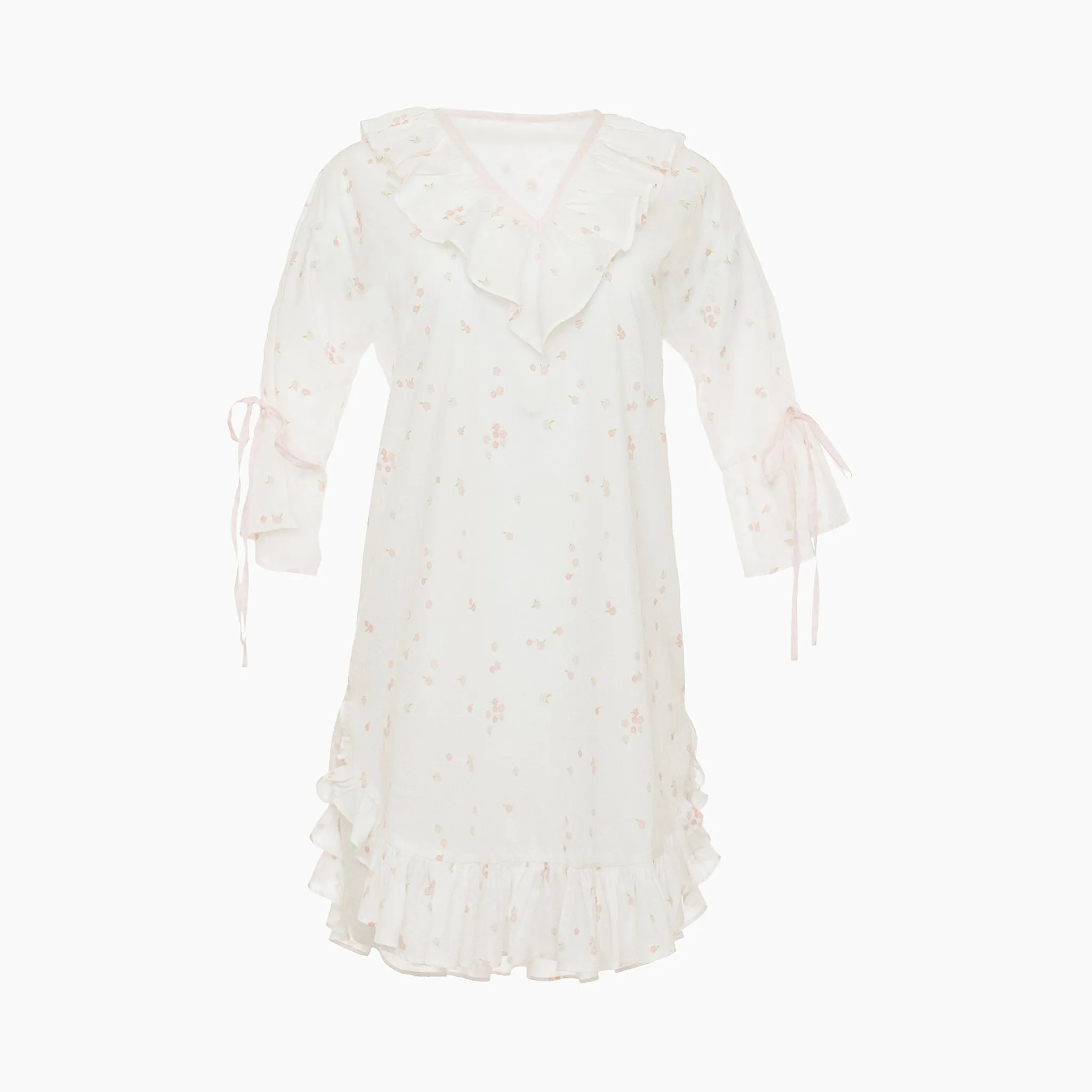 LUCY RUFFLE POET NIGHTSHIRT sold by Lenora product image thumbnail 2