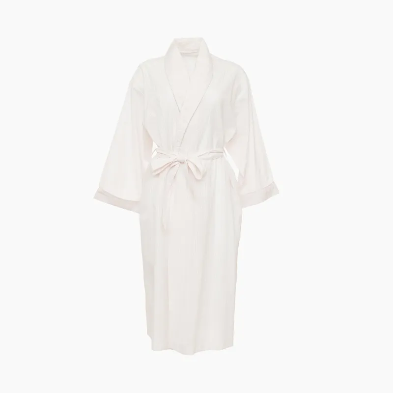SEERSUCKER UNISEX ROBE sold by Lenora