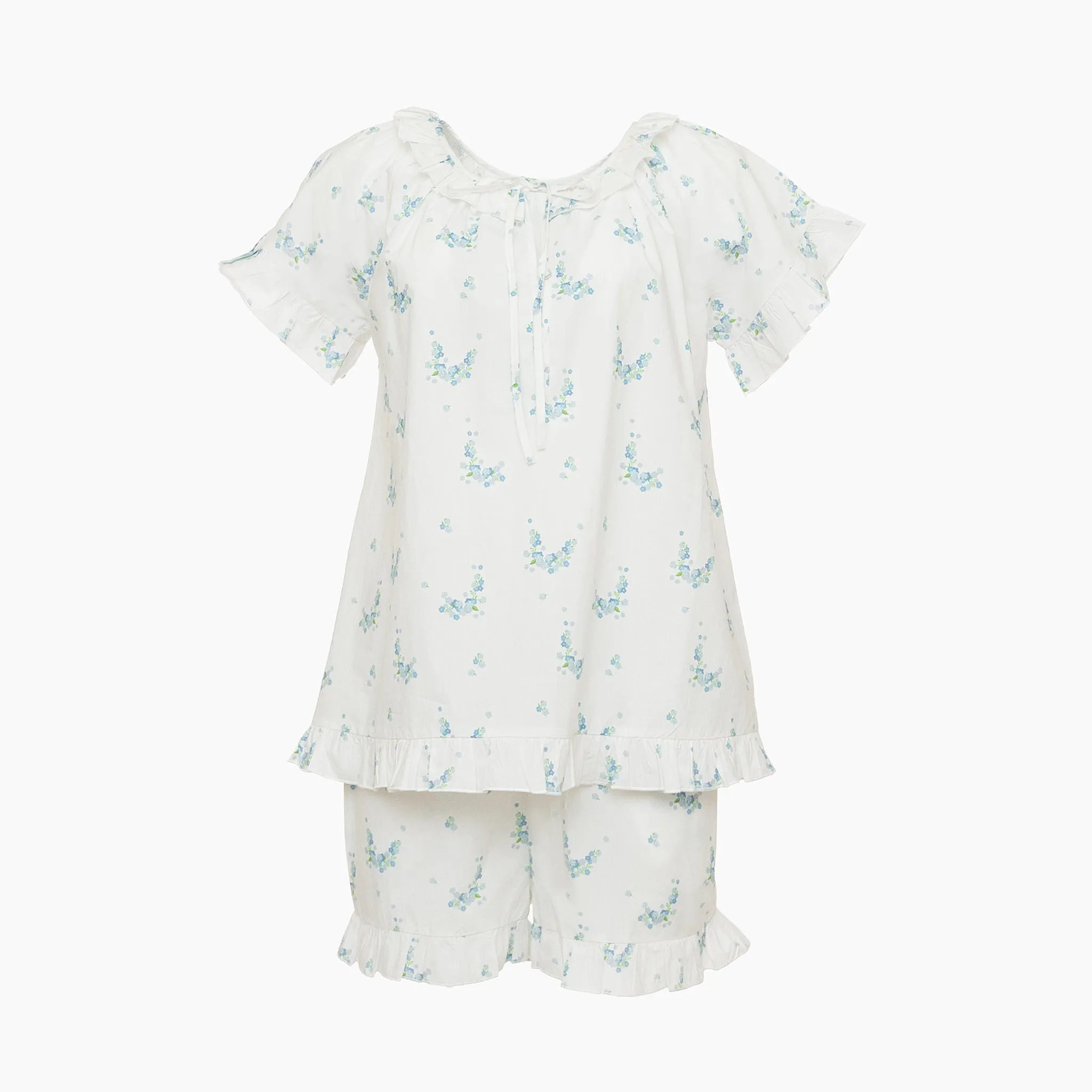 LUCY RUFFLE SHORT PAJAMAS sold by Lenora