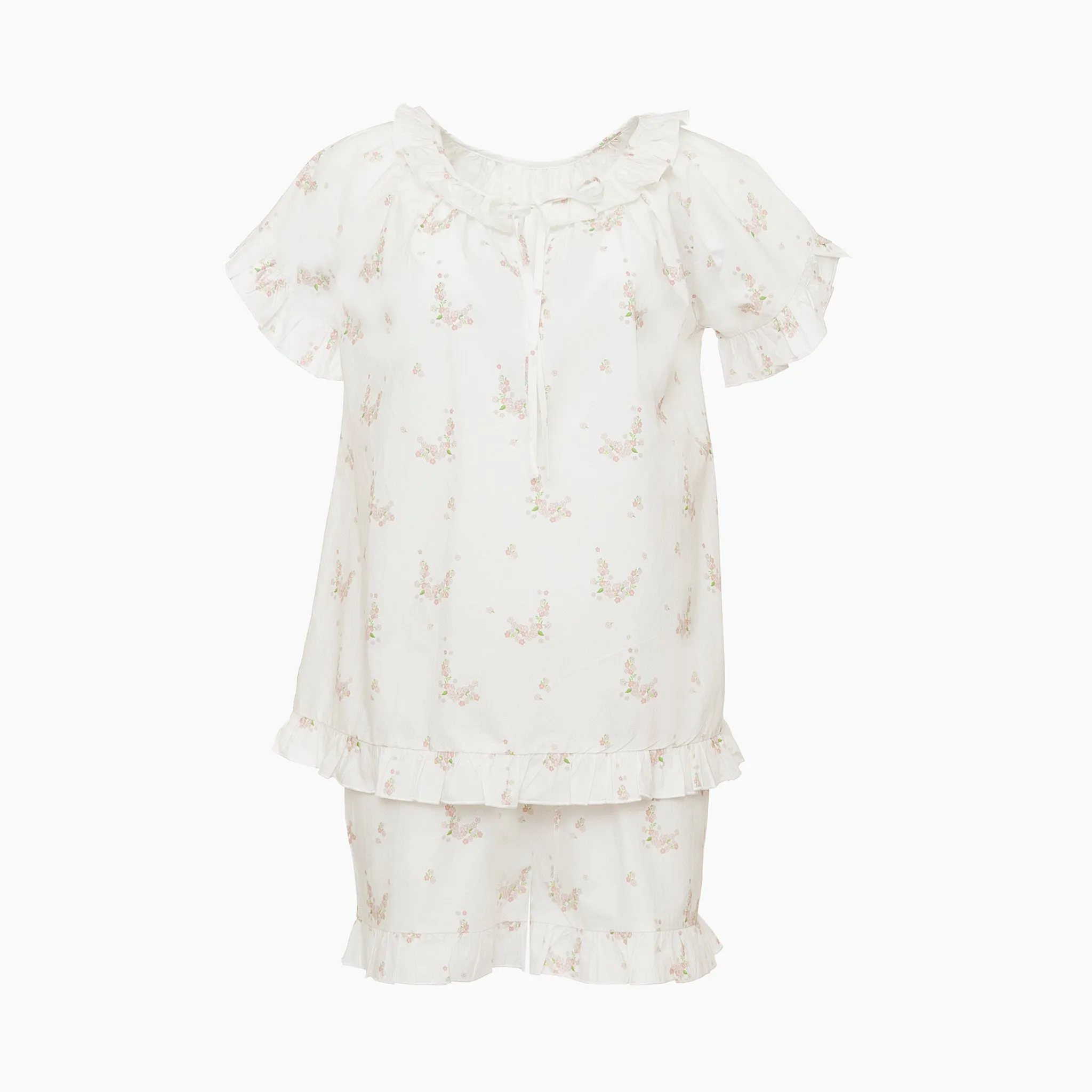 LUCY RUFFLE SHORT PAJAMAS sold by Lenora product image thumbnail 2