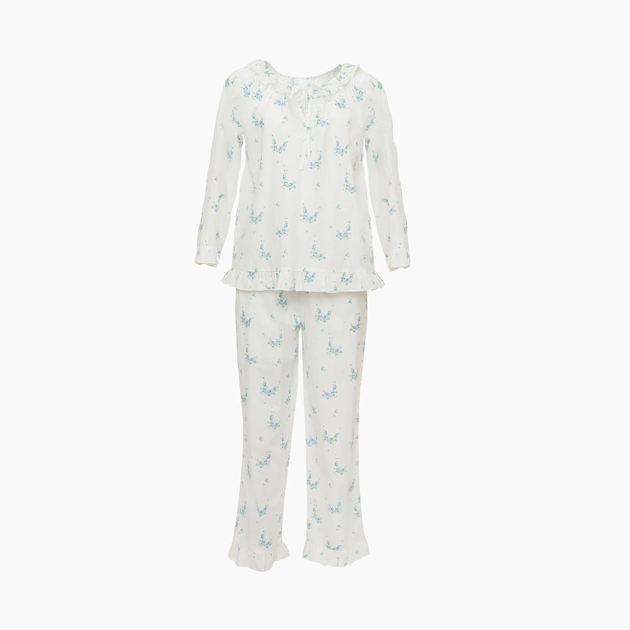 LUCY RUFFLE LONG PAJAMAS sold by Lenora product image thumbnail 2