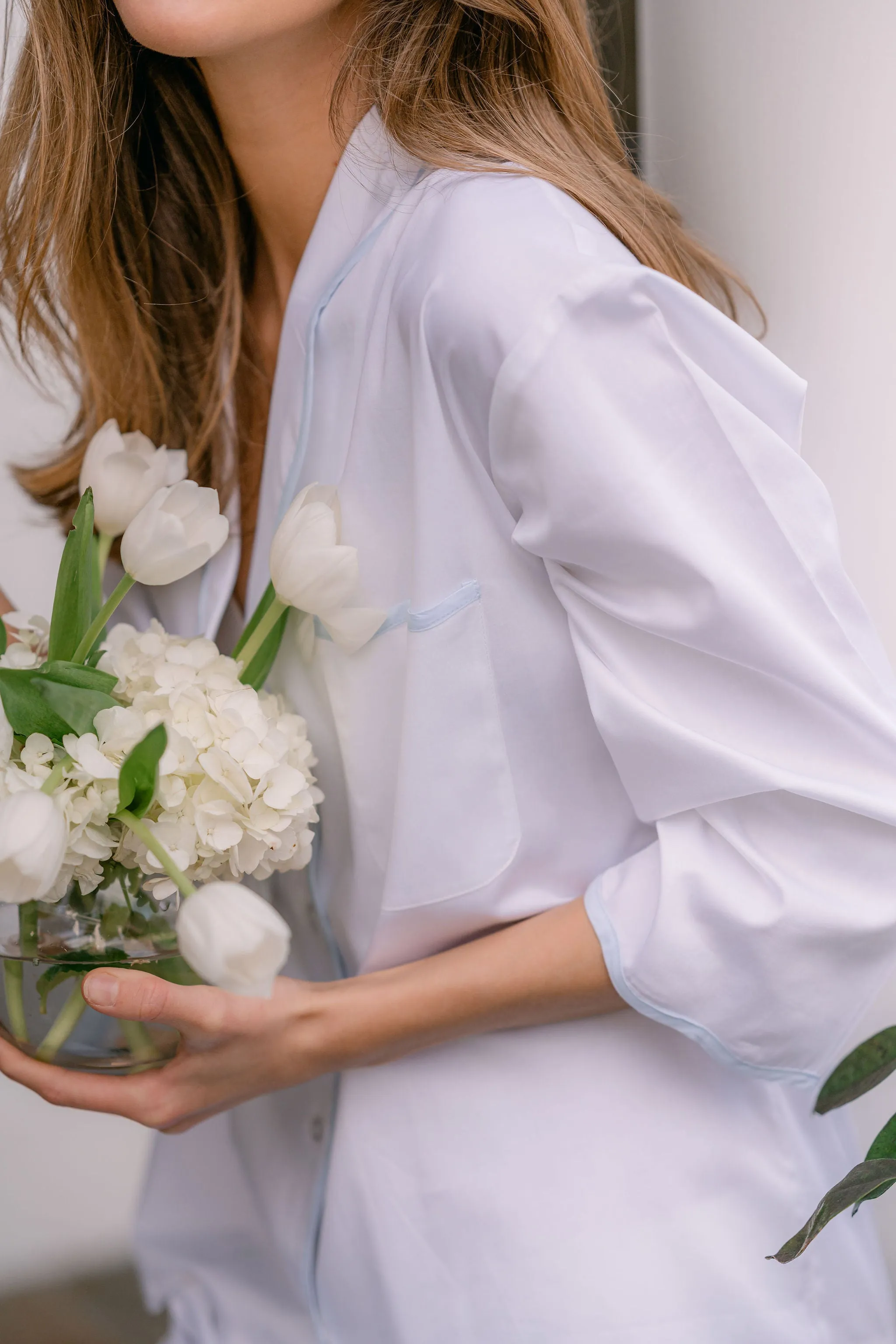 VANDY SCALLOPED TAPE TRIM PAJAMAS sold by Lenora product image thumbnail 4