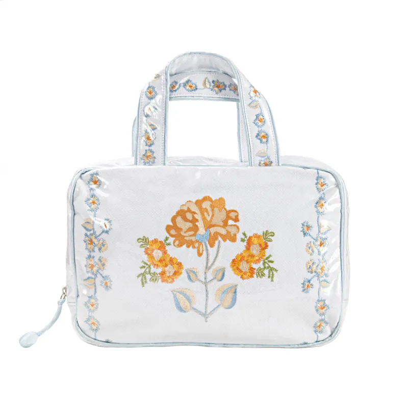 PEONY HANGING COSMETIC BAG sold by Lenora