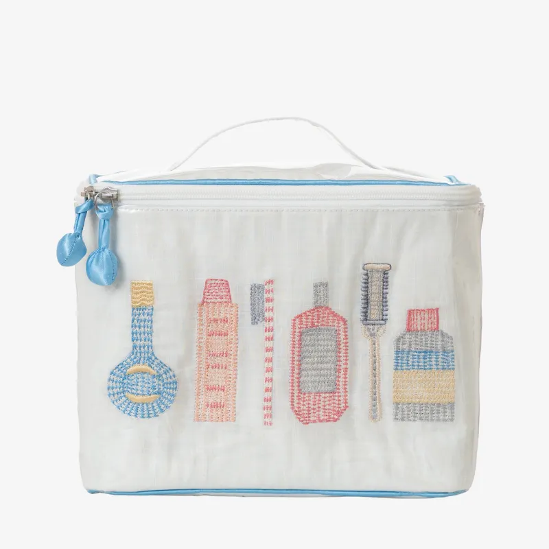 ESSENTIALS TRAIN CASE made by Lenora