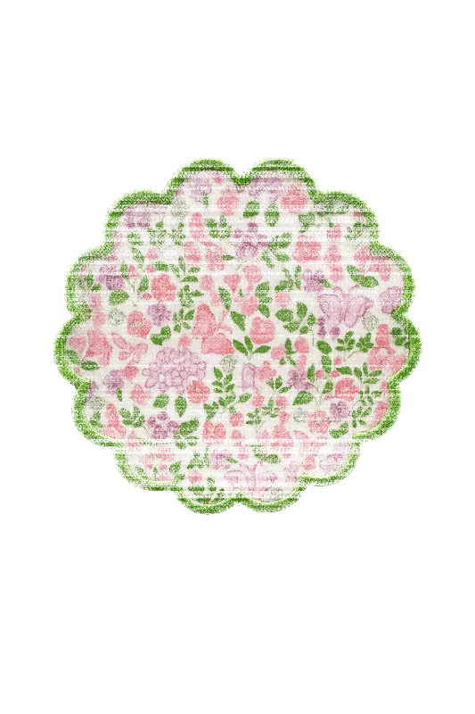 Monogrammed Scalloped Patch - 3" made by Lenora