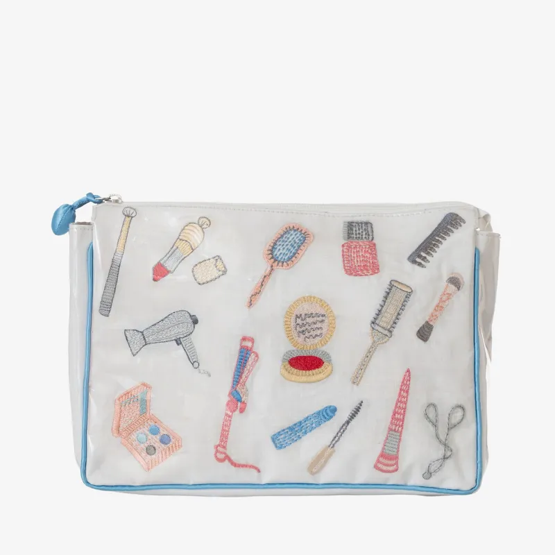 ESSENTIALS LARGE MAKEUP BAG made by Lenora