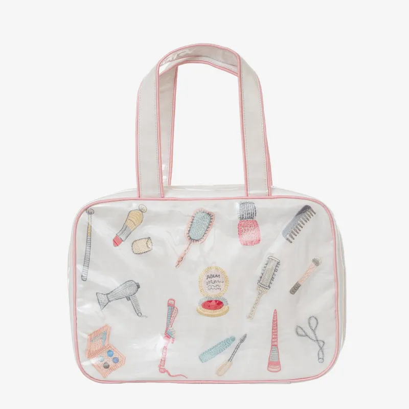 ESSENTIALS HANGING COSMETIC BAG made by Lenora