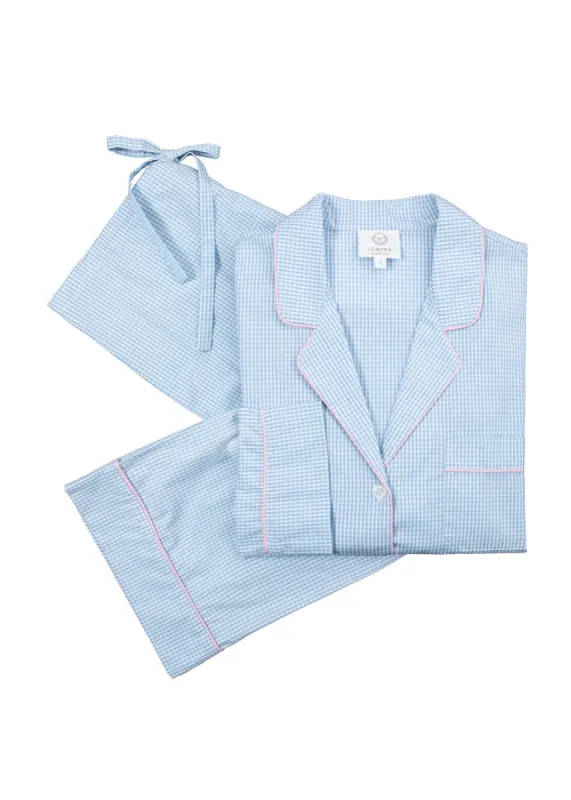 CLASSIC GINGHAM COTTON PAJAMAS sold by Lenora