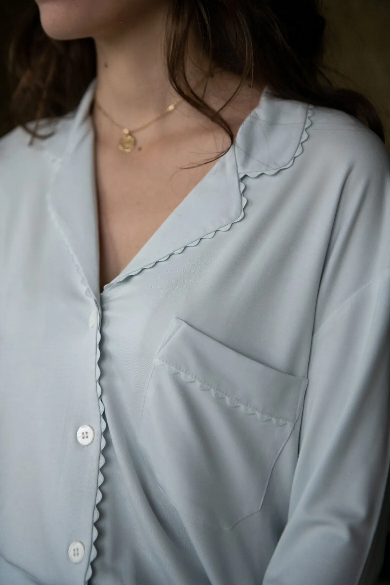 WYNNE MODAL KNIT PAJAMAS sold by Lenora product image thumbnail 3