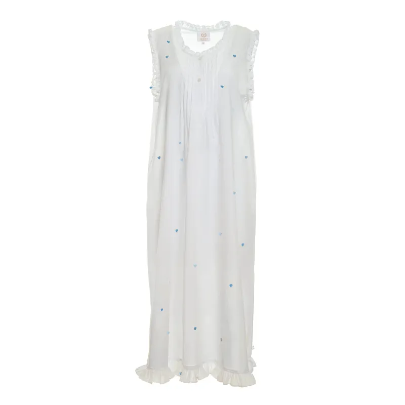JOSIE HEART COTTON NIGHTGOWN sold by Lenora