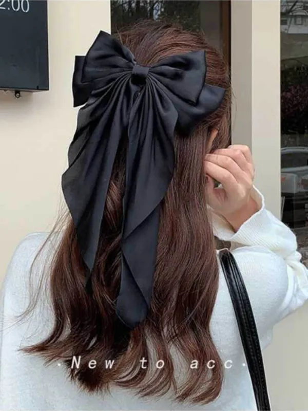 Retro Ribbon Bow Hairpin Headdress sold by Like My Choice