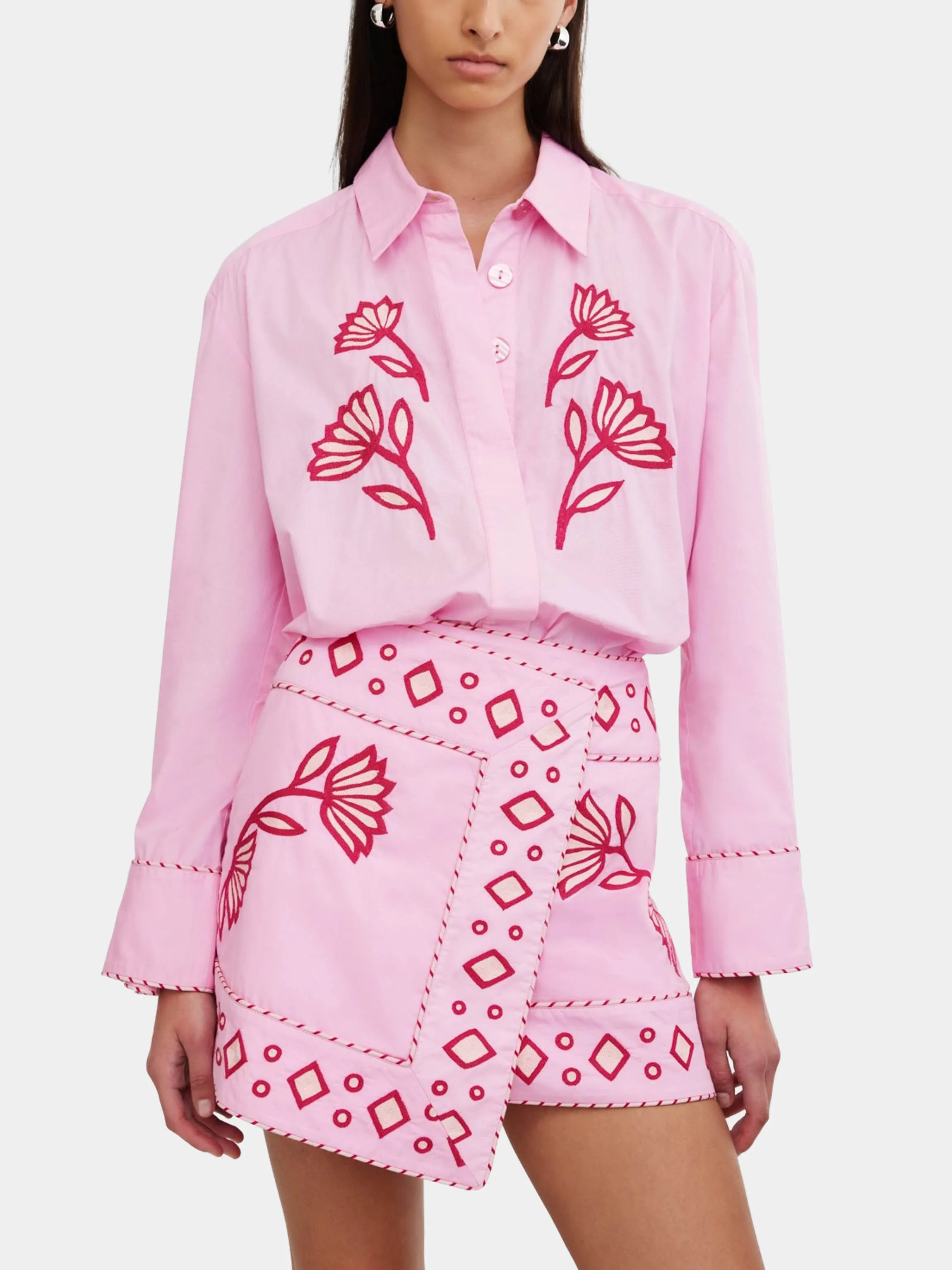 Fashion Western Style Irregular Embroidered Short Skirt sold by Like My Choice product image thumbnail 2