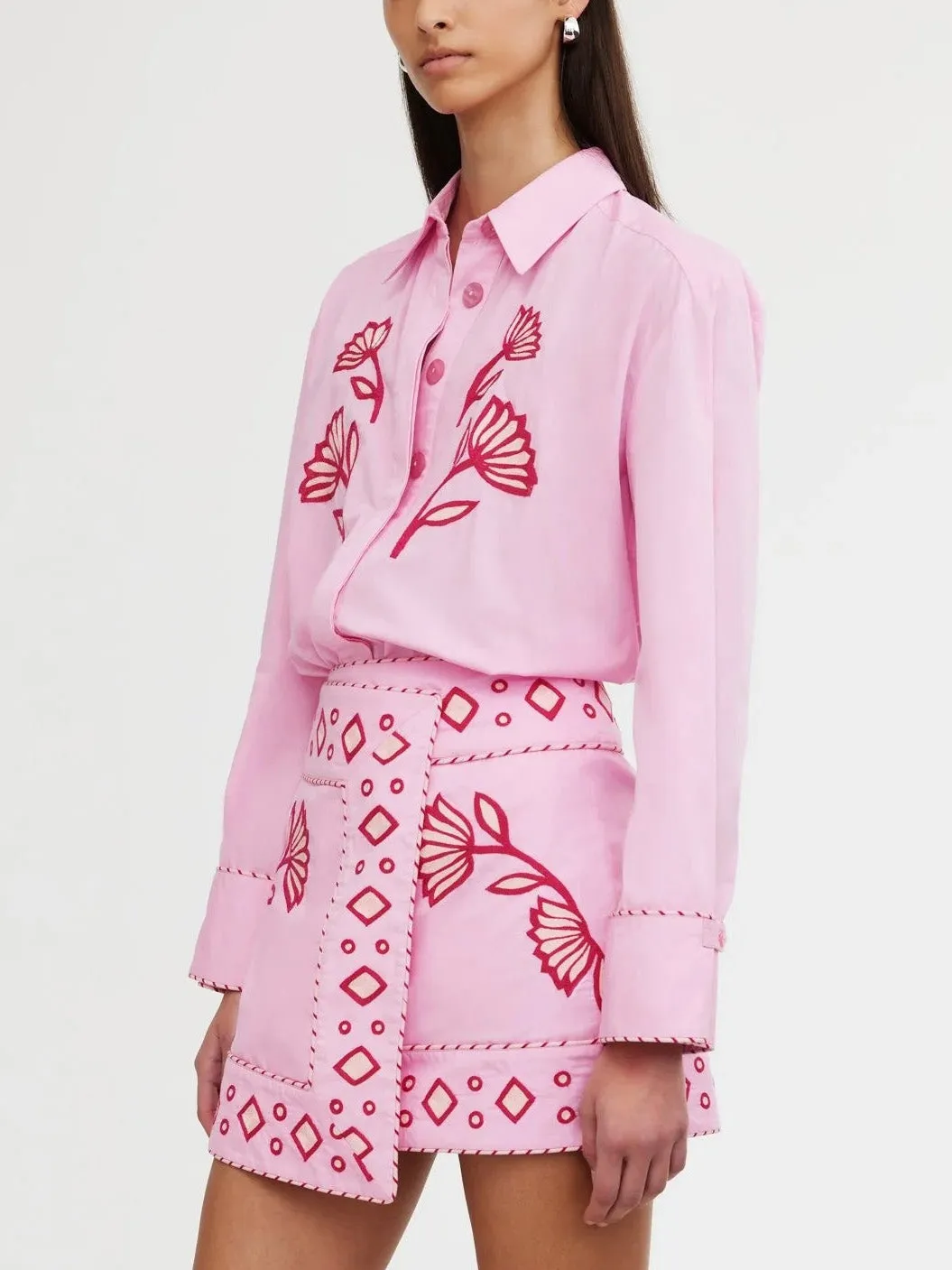 Fashion Western Style Irregular Embroidered Short Skirt sold by Like My Choice product image thumbnail 4