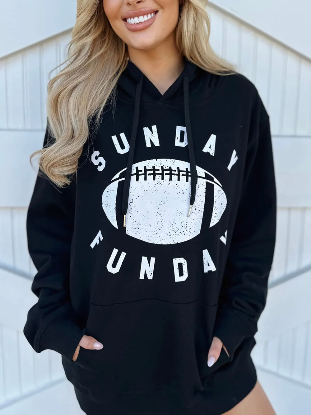 Oversized ¡°Sunday Funday¡± Hoodie sold by Like My Choice