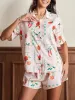 Loose Floral Print Pajama Set sold by Like My Choice
