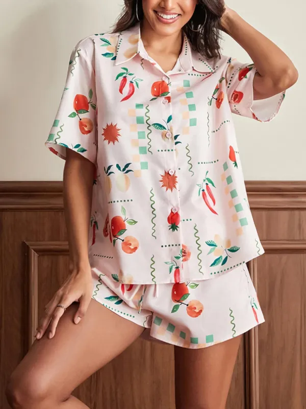 Loose Floral Print Pajama Set sold by Like My Choice