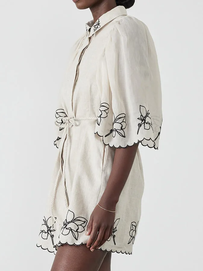 Beautifully Embroidered Shirt-Style Mini Skirt sold by Like My Choice product image thumbnail 3