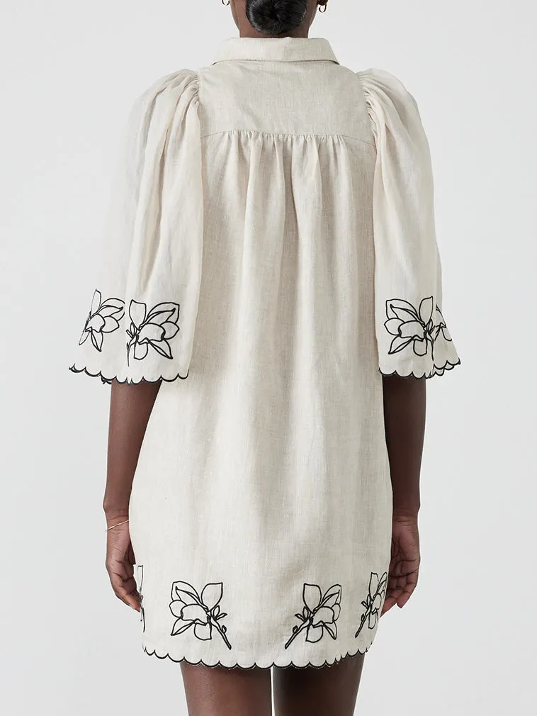 Beautifully Embroidered Shirt-Style Mini Skirt sold by Like My Choice product image thumbnail 4