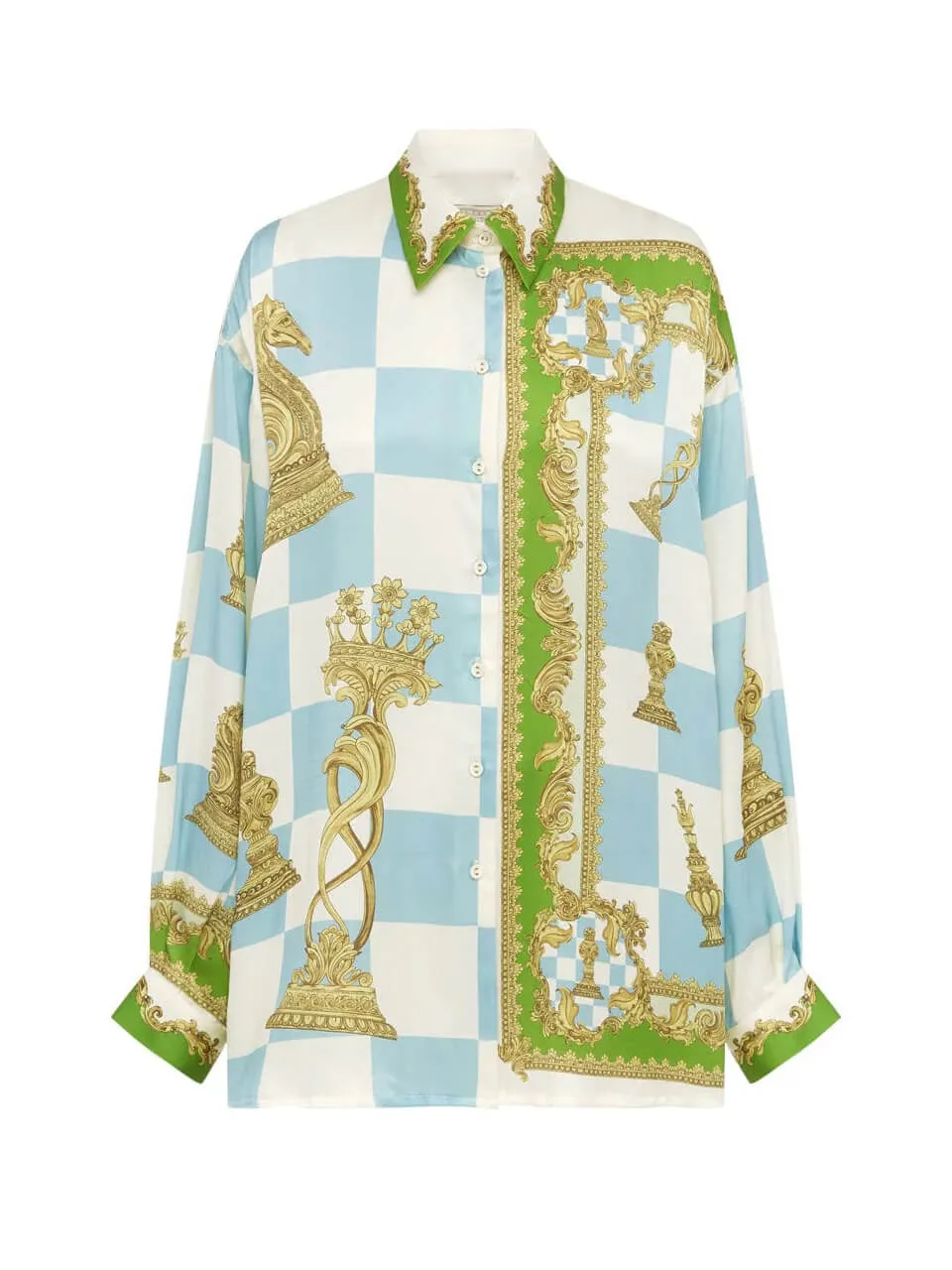 Sophisticated Summer Geometric Print Loose Shirt sold by Like My Choice product image thumbnail 4