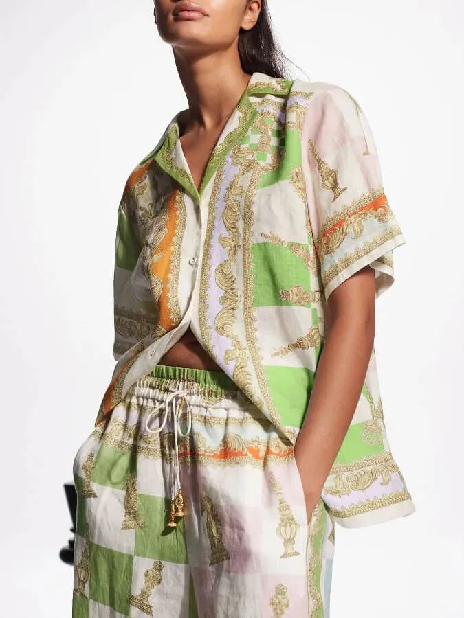 Fun Vacation Unique Print Loose Shirt sold by Like My Choice