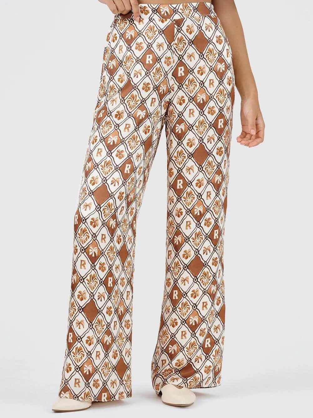 Exquisite Ocean Style Printed Pocket Wide Leg Pants sold by Like My Choice
