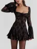Black Lace Corset Dress sold by Like My Choice