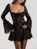 Black Lace Corset Dress sold by Like My Choice