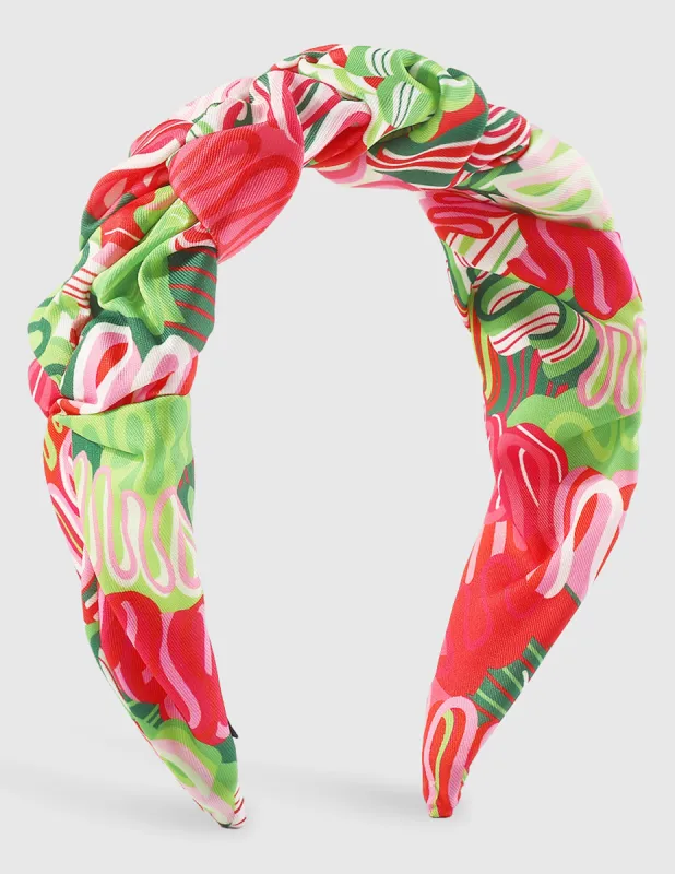 Floral Print Ruched Headband sold by Like My Choice