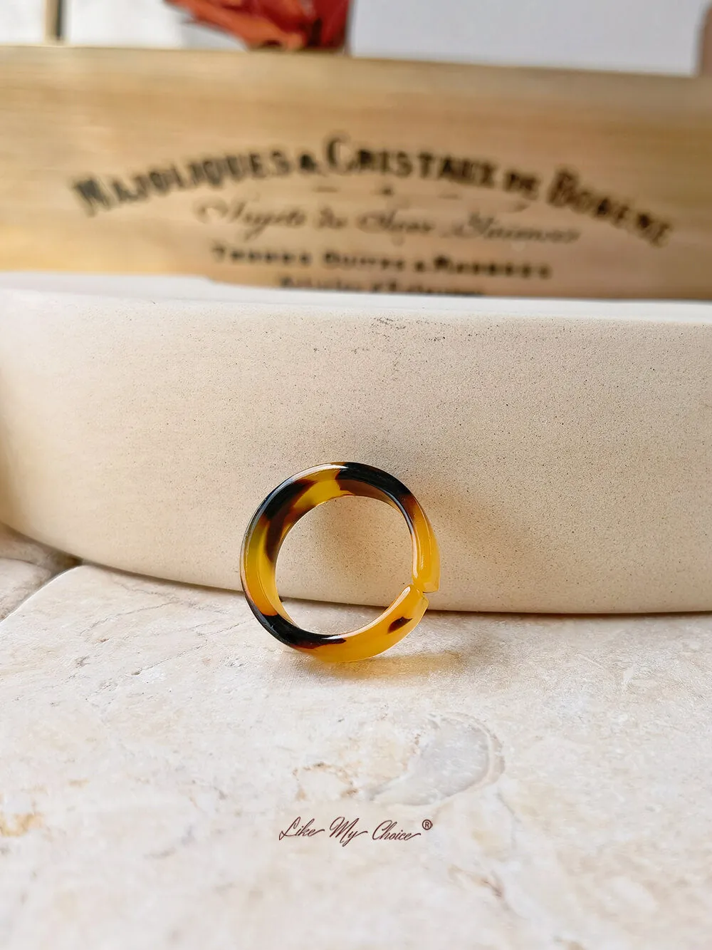 Mixed Tortoise Open Ring sold by Like My Choice product image thumbnail 2