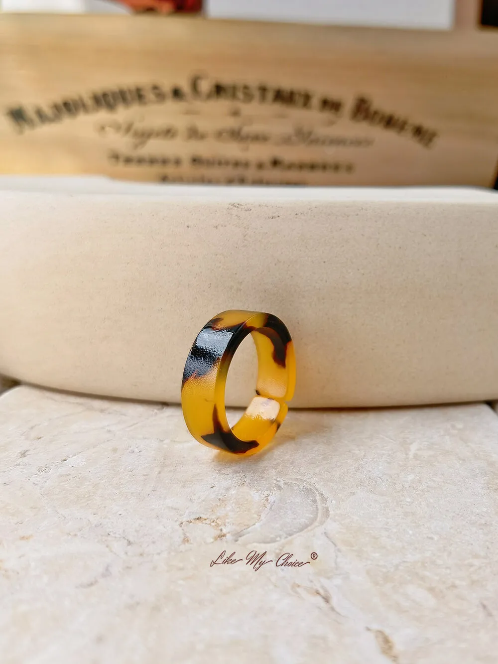 Mixed Tortoise Open Ring sold by Like My Choice product image thumbnail 4