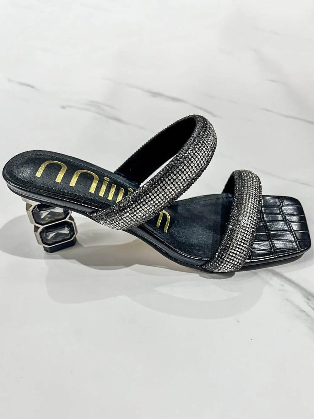 Fashionable Rhinestone High Heel Sandals sold by Like My Choice product image thumbnail 2