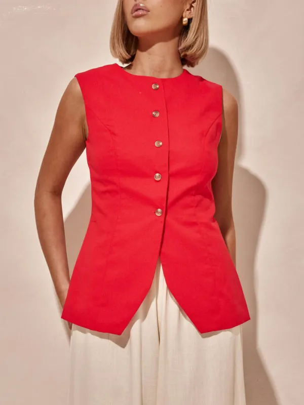 Modern Unique Suit Vest Top sold by Like My Choice