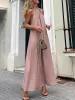 Gold Trimmed Halter Neck Maxi Dress sold by Like My Choice