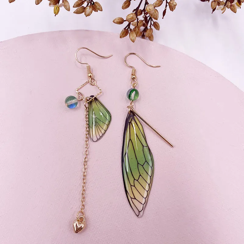 Butterfly Wing Cicada Wing Classic Tassel Earrings sold by Like My Choice product image thumbnail 5