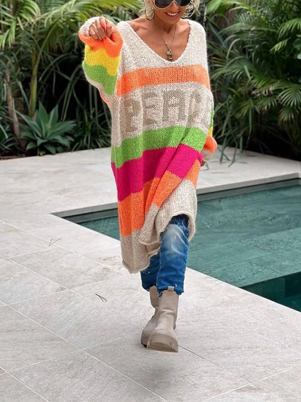 Bohemian Casual Pullover Sweater sold by Like My Choice product image thumbnail 4