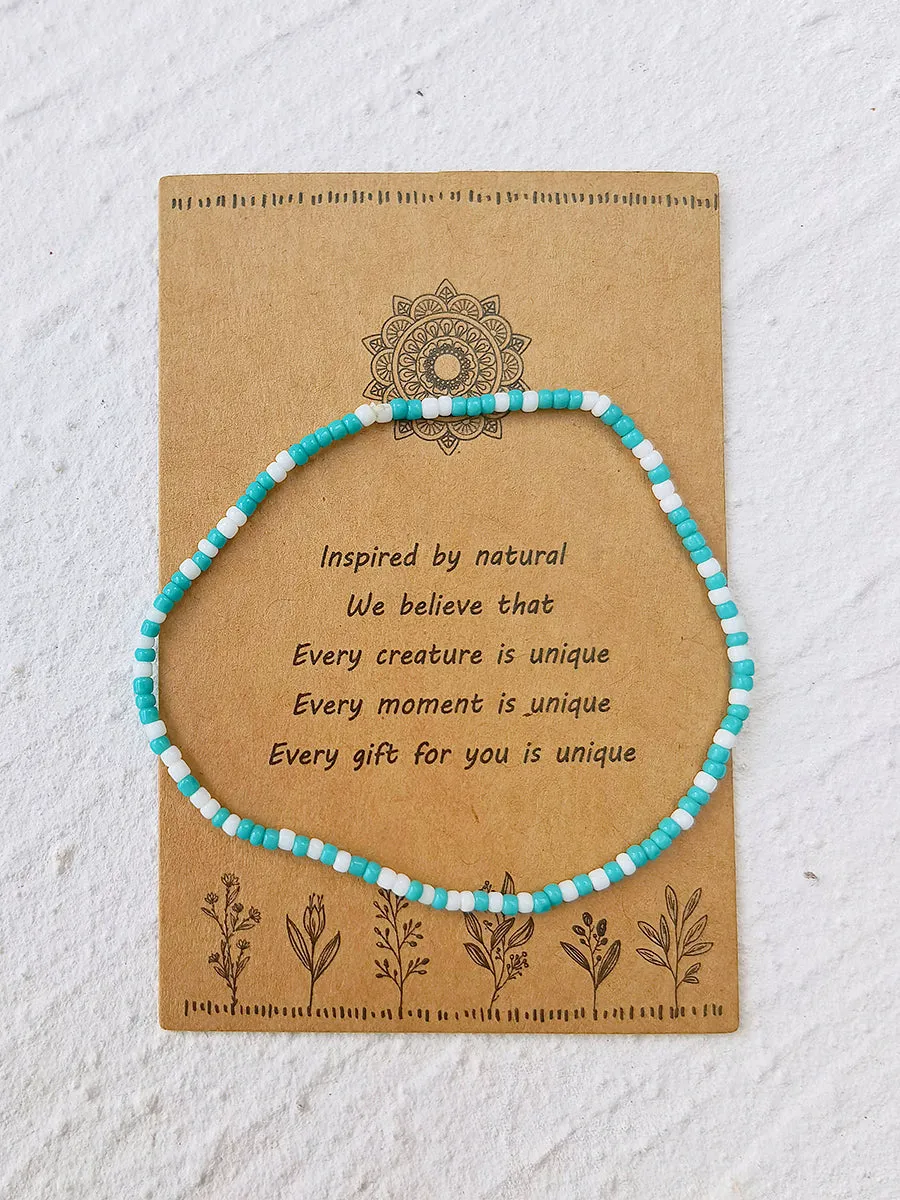 Adjustable Drawstring Beaded Bracelet Ocean Drive sold by Like My Choice product image thumbnail 4