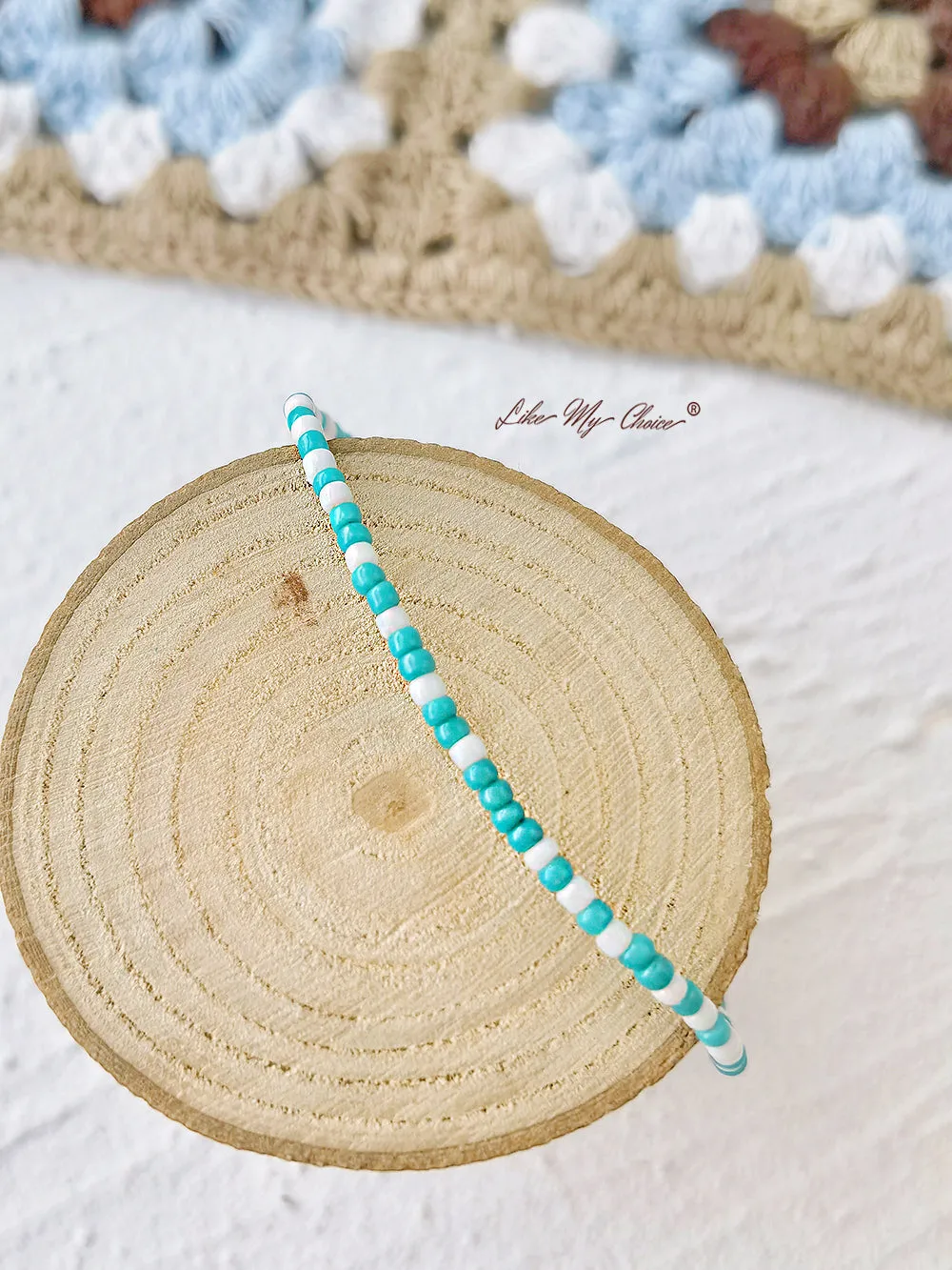 Adjustable Drawstring Beaded Bracelet Ocean Drive sold by Like My Choice product image thumbnail 2