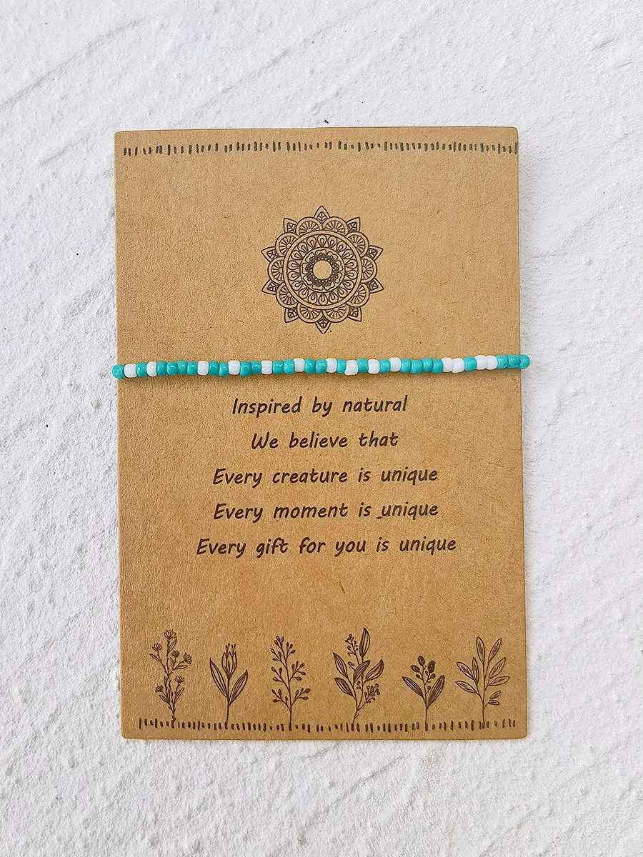 Adjustable Drawstring Beaded Bracelet Ocean Drive sold by Like My Choice product image thumbnail 3