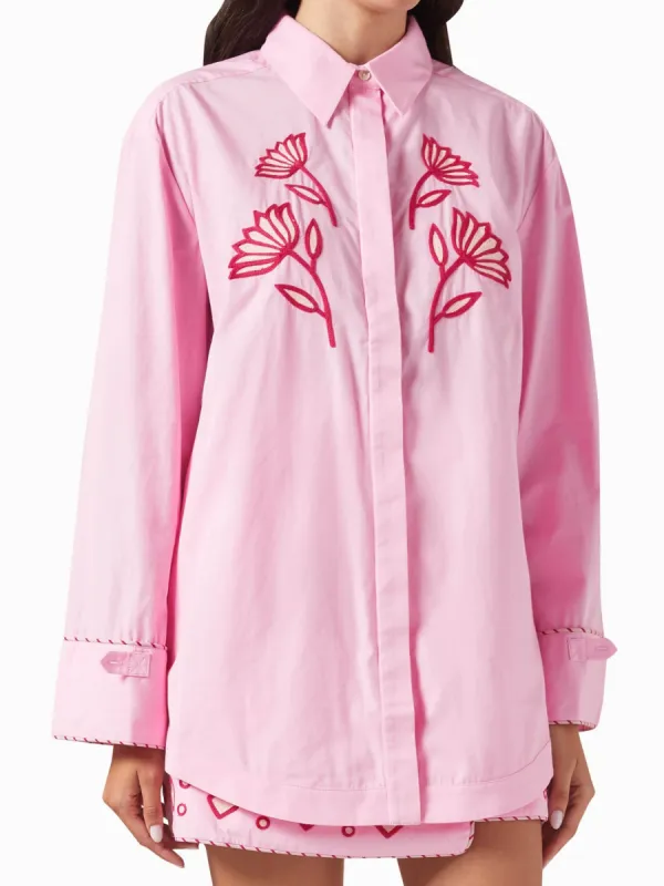 Fashion Western Embroidered Women's Casual Shirt sold by Like My Choice