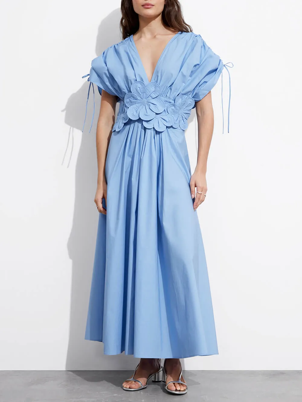 Floral Applique Midi Dress sold by Like My Choice product image thumbnail 3