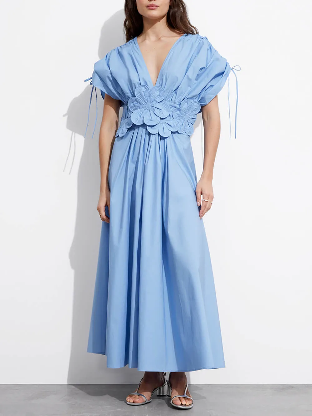 Floral Applique Midi Dress sold by Like My Choice