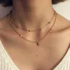 Star & Moon Multi Layer Necklace sold by Like My Choice
