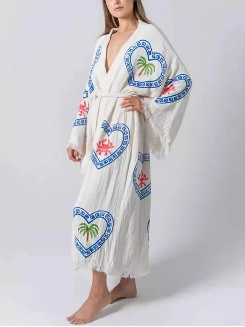 Loose Large Size Printed Jacket Couple Home Wear sold by Like My Choice product image thumbnail 3