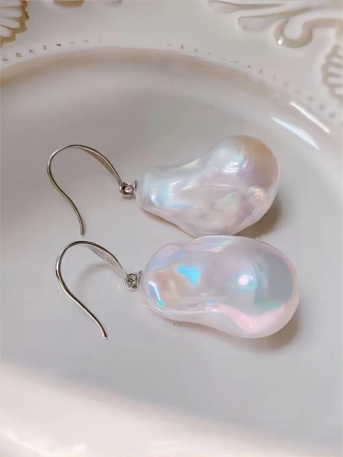 Baroque pearl earrings sold by Like My Choice product image thumbnail 3