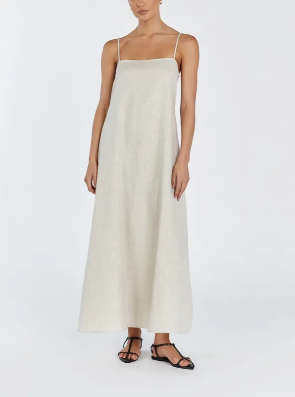 Jem Natural Linen Maxi Dress sold by Like My Choice