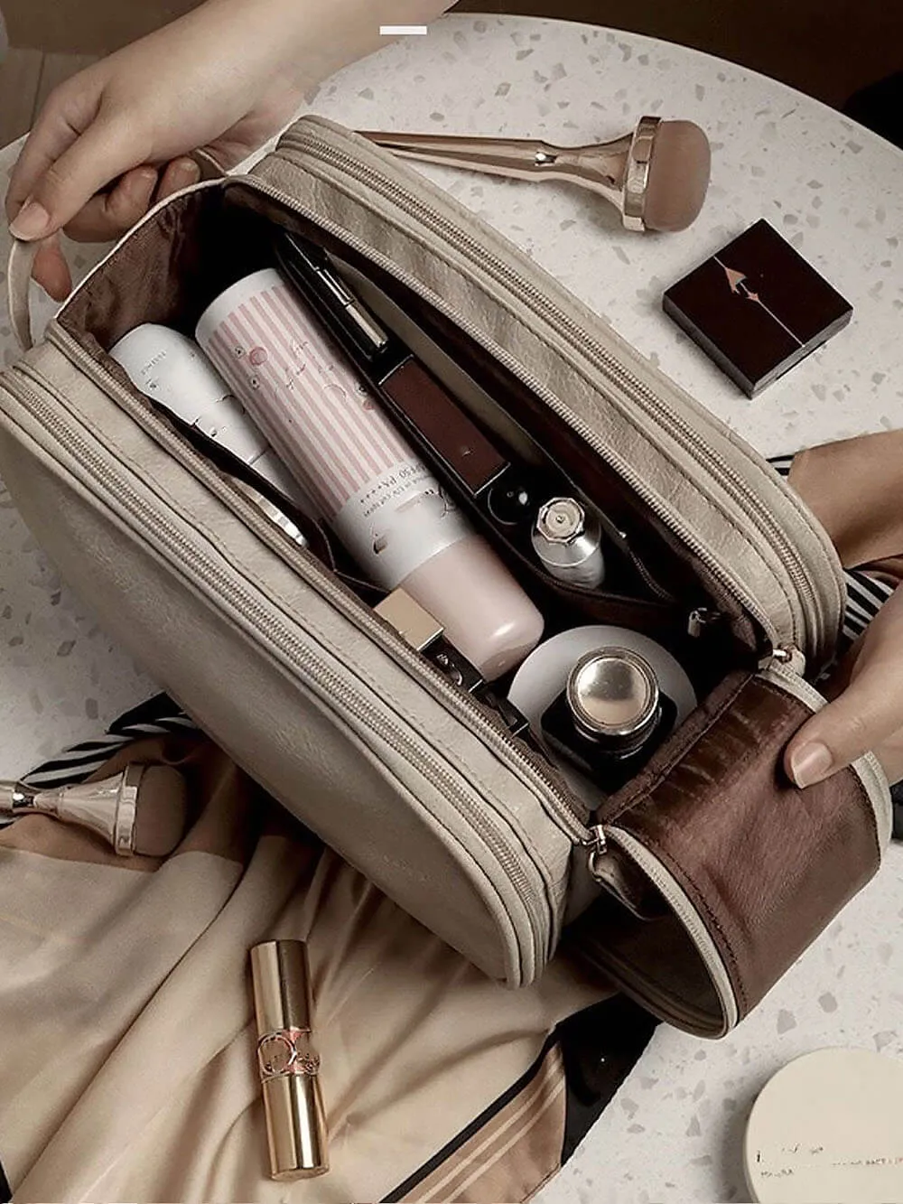 Multifunctional Large-Capacity Portable Makeup Bag sold by Like My Choice product image thumbnail 2