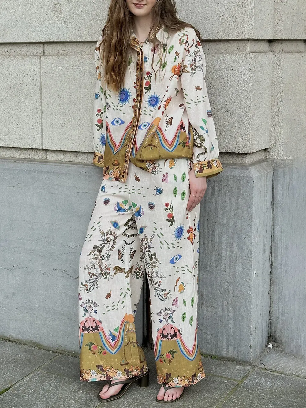 Featured Ethnic Print Loose Oversized Blouses sold by Like My Choice product image thumbnail 3