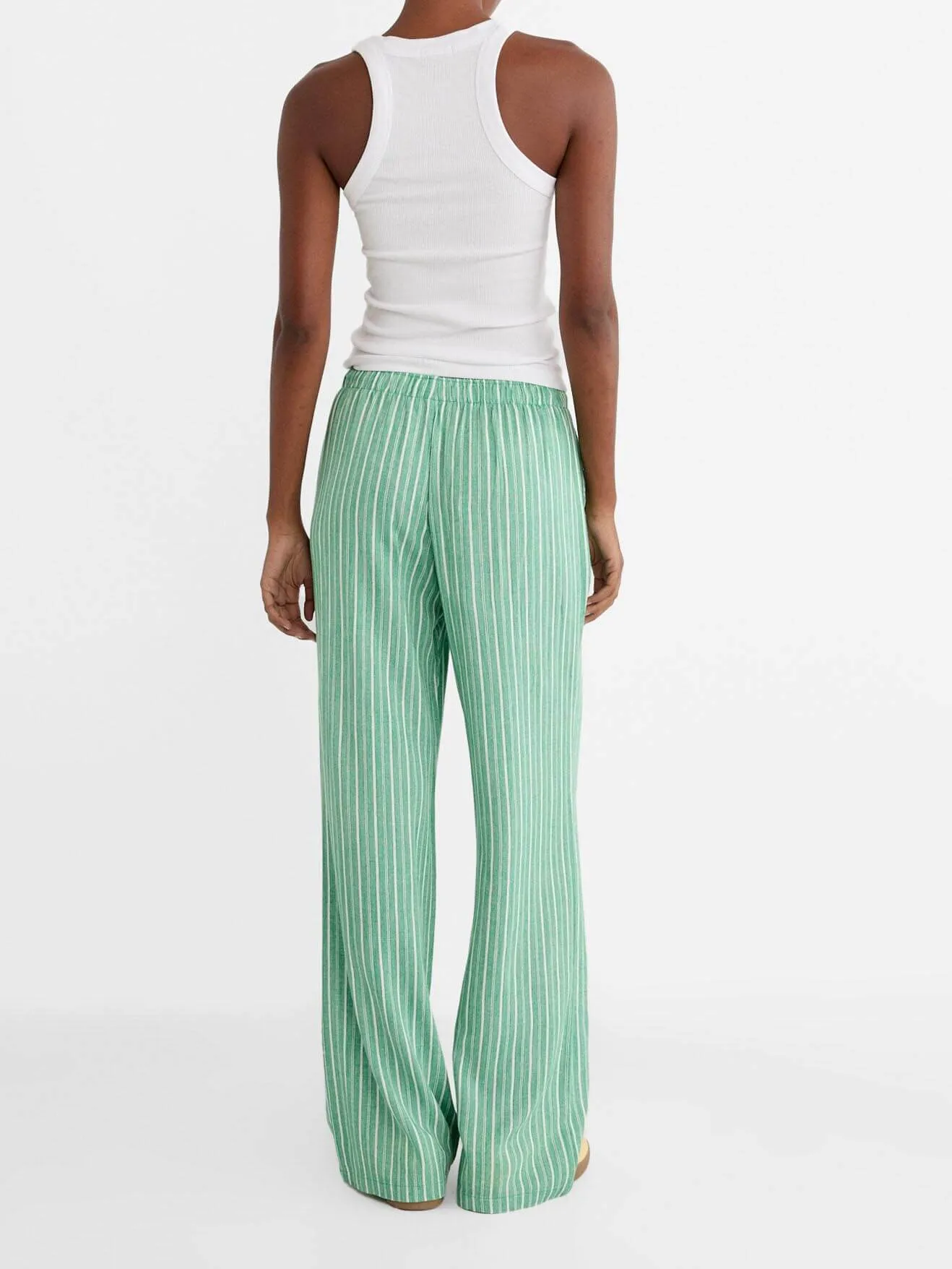 Striped Loose Wide-Leg Pants sold by Like My Choice product image thumbnail 3
