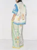 Exquisite Vintage Court Painted Print Single Breasted Shirt sold by Like My Choice